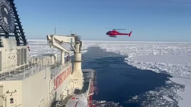 Australian Icebreaker Transits 4,000 NM for Antarctic Medevac Case