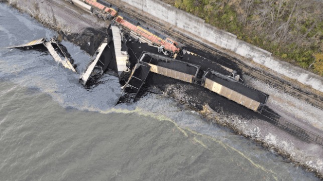 Train-Barge Collision Caused By Failure to Read Charted Warnings